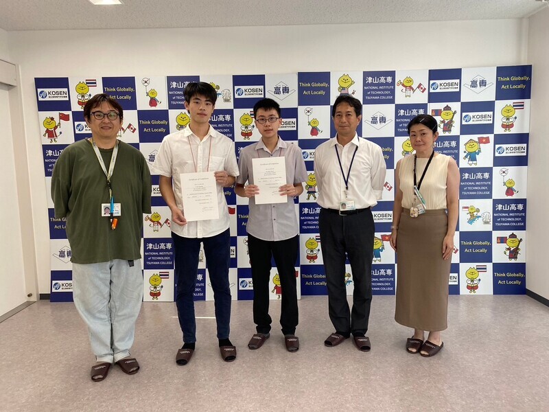 113年暑假實習＿黃柏為、曹家銘(109級)日本津山高専華語實習圖片